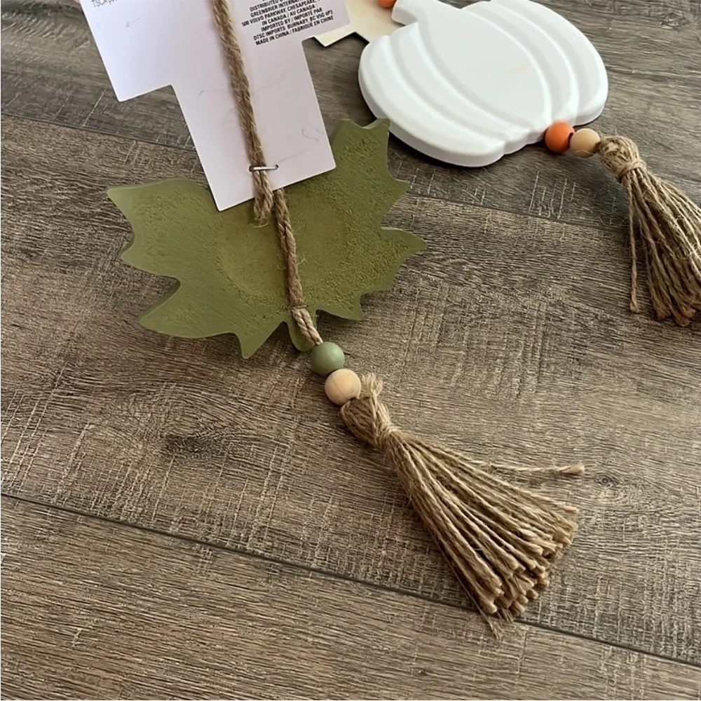Autumn Leaf, Fall Envelope & Pumpkin Hanging/Tier Tray 3pcs Set 🍃🆕🍃
